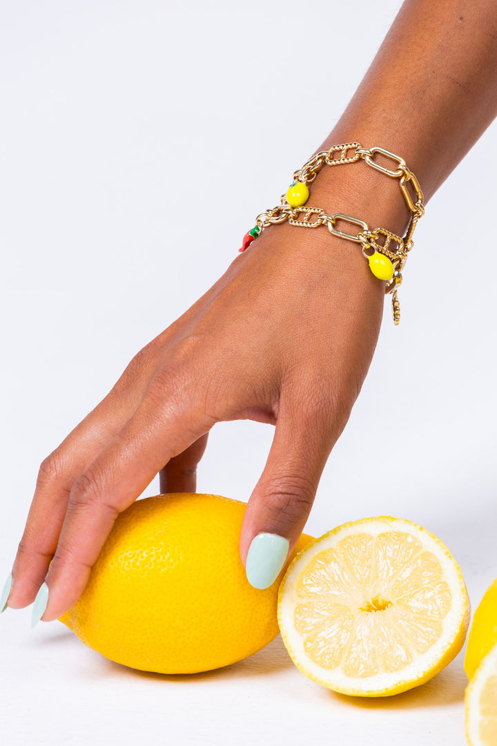 Bracelet Chaîne Maillons Ouvrants — Or