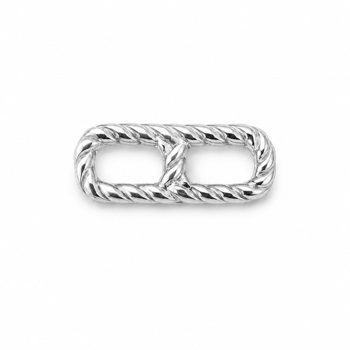 Maillon Ouvrant Torsadé — Argent (cordon offert)